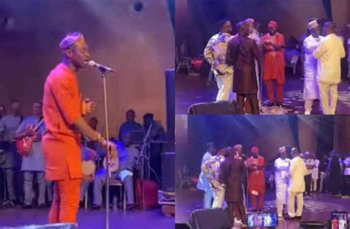 
50years on stage: Adedimeji Lateef steals the spotlight as he serenades Kwam1 with classic tunes 