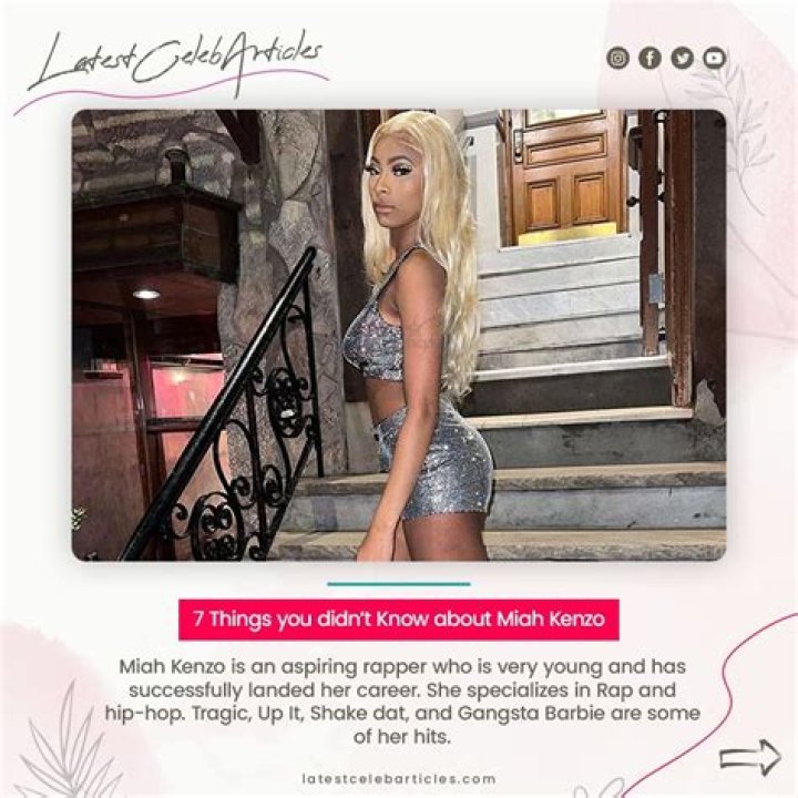 7 Things you didn’t Know about Miah Kenzo