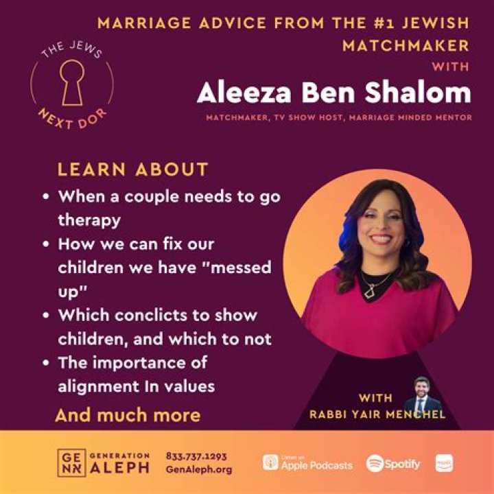Aleeza Ben Shalom Net Worth As A Jewish Matchmaker