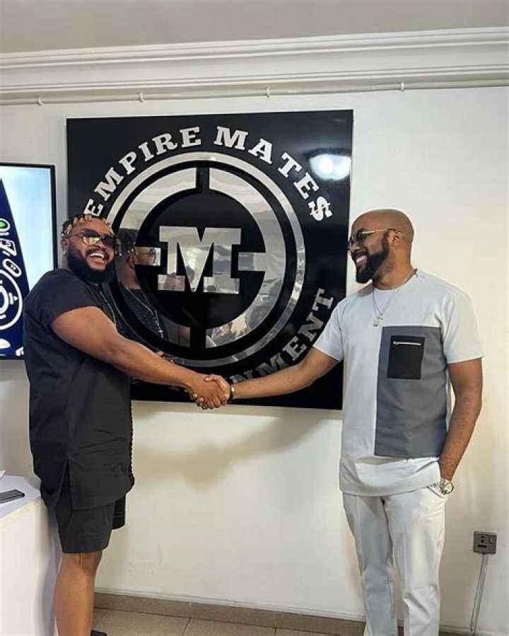 
“Banky’s About To Mould A New Wizkid”- Reactions As Whitemoney Signs Management Deal With Banky W’s EME [Photos] 