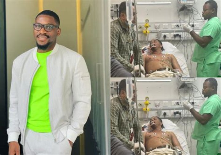 
BBNaija’s Tobi Bakre Releases Photo Of Rico Swavey On Life Support, Seeks Financial Support From Nigerians 