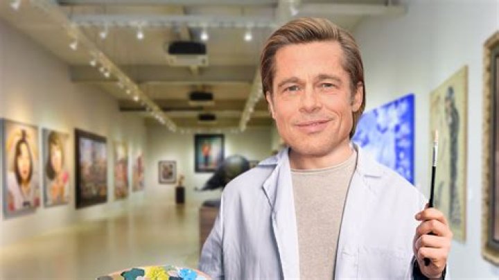 
Brad Pitt’s Artwork Goes On Display In Finland Gallery 