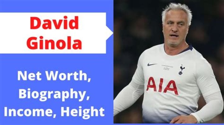 
David Ginola Height, Weight, Net Worth, Age, Birthday, Wikipedia, Who, Nationality, Biography 