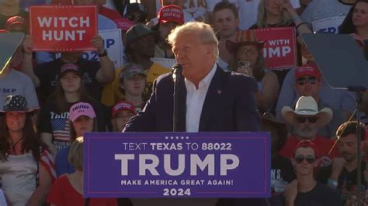 
Donald Trump dances at the end of Waco, Texas rally on Saturday: Watch 