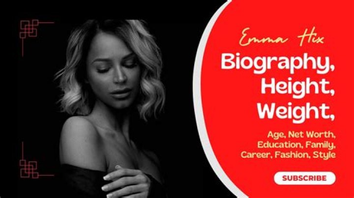 Emma Hix Height, Weight, Net Worth, Age, Birthday, Wikipedia, Who, Instagram, Biography