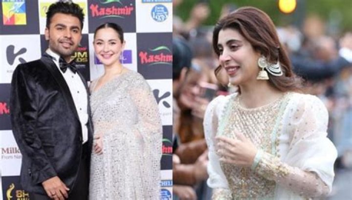 
Farhan Saeed, Hania Aamir Spark Frenzy At Red Carpet Amid Urwa Hocane Solo Walk 