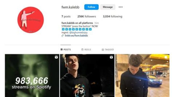 Fwm.kalebb Height, Weight, Net Worth, Age, Birthday, Wikipedia, Who, Instagram, Biography