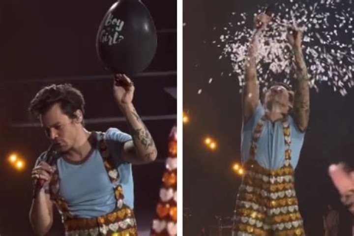 
Harry Styles Helps Fan Reveal Sex of Unborn Baby at Los Angeles Concert: ‘The Most Beautiful Thing’ 