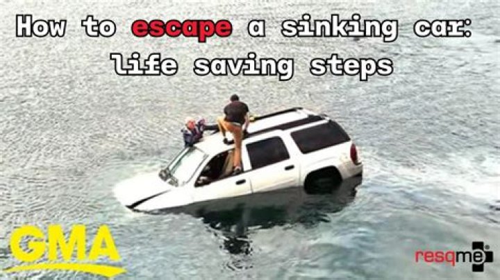 
How do you escape a sinking car? Missing Texas woman found alive in jeep 