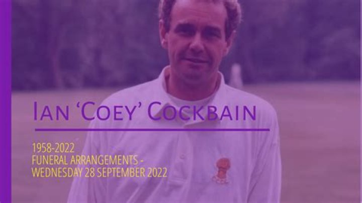
Ian Cockbain Obituary, What was Ian Cockbain Cause of Death? 
