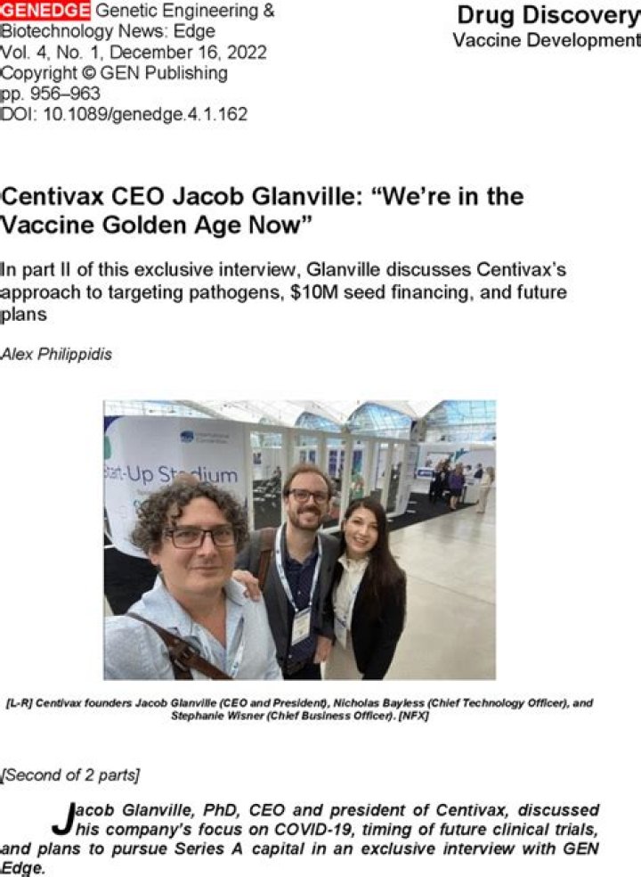 Jacob Glanville Height, Age, Wife, Biography, Wiki, Net Worth