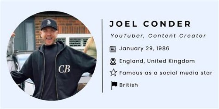 
Joel Conder Height, Weight, Net Worth, Age, Birthday, Wikipedia, Who, Nationality, Biography 