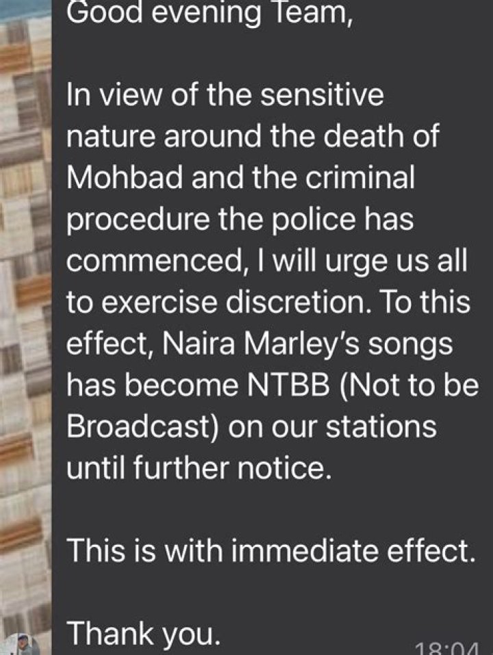 
‘Justice Will Be Served Soon,’ Mohbad Says Of Naira Marley, Who Allegedly Planned And Denied His Beating. 