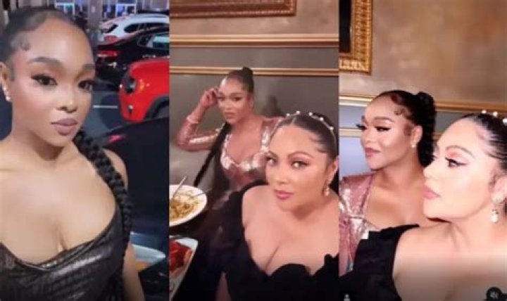 
Kate Henshaw, others reacts as Anita Okoye links up with her estranged family to attend Lola Omotayo’s 50th birthday 