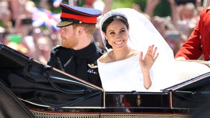 
Meghan Markle, Prince Harry Return to Site of Their Royal Wedding for Queen Elizabeth’s Funeral 