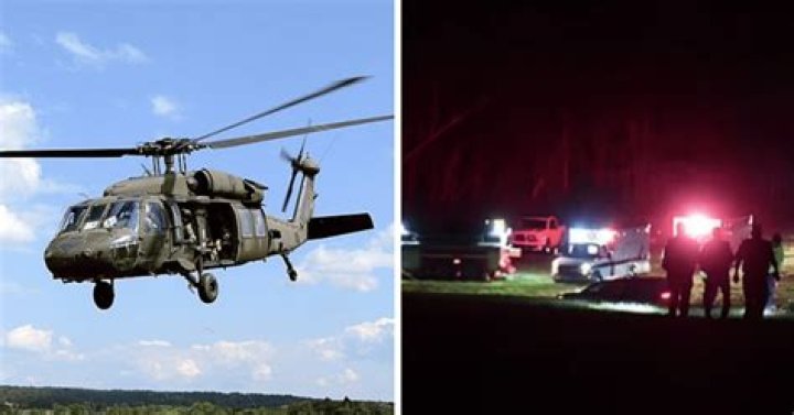 
Multiple people feared dead after two Black Hawks collide mid-air during training in Kentucky 