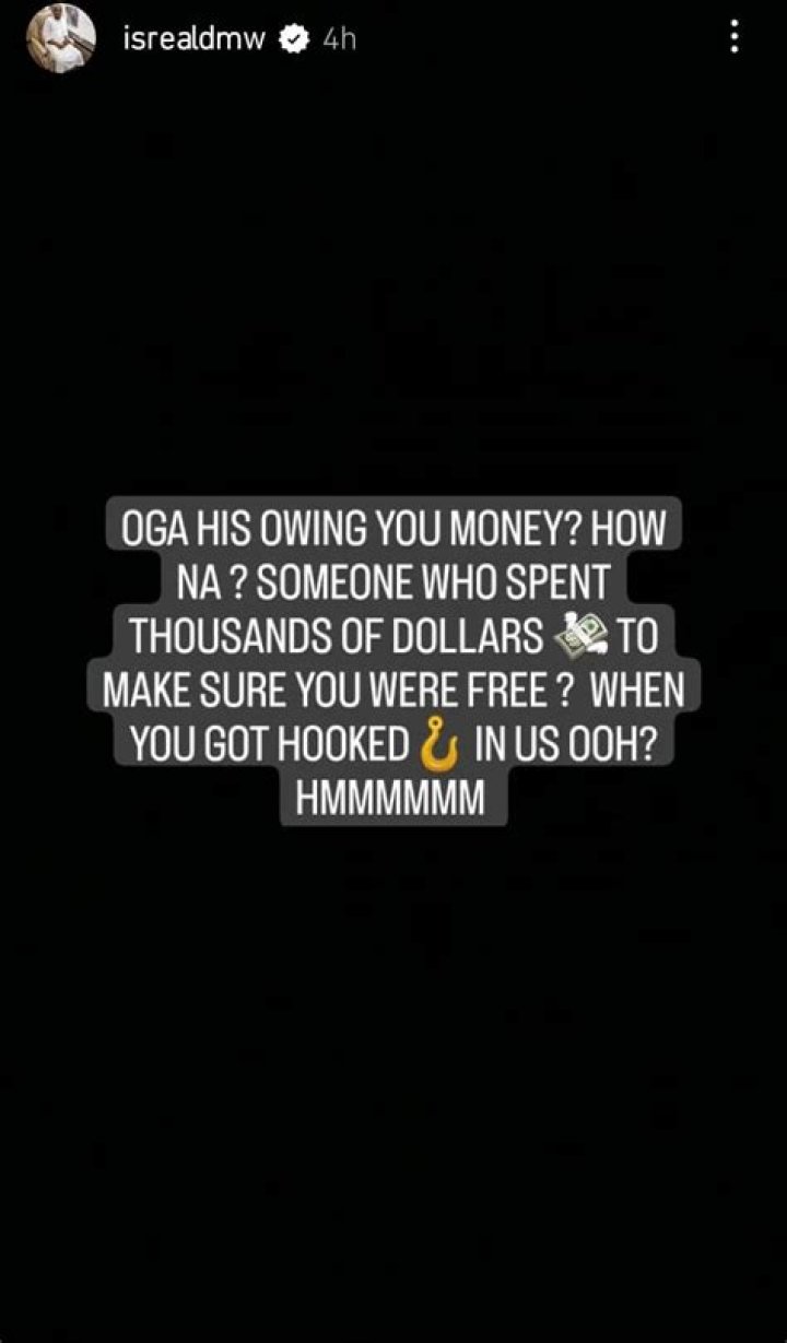 
“My Oga Spent Thousands Of Dollars To Set You Free” Isreal DMW Faults Dammy Krane Over Alleged Debt Saga With Davido 