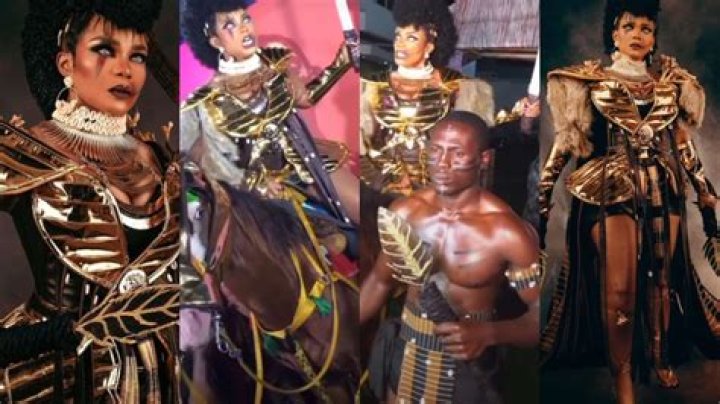 
Nkechi Blessing, Broda Shaggi, Others Hail Iyabo Ojo For Her Daring Look To ‘the Woman King’s Premiere 