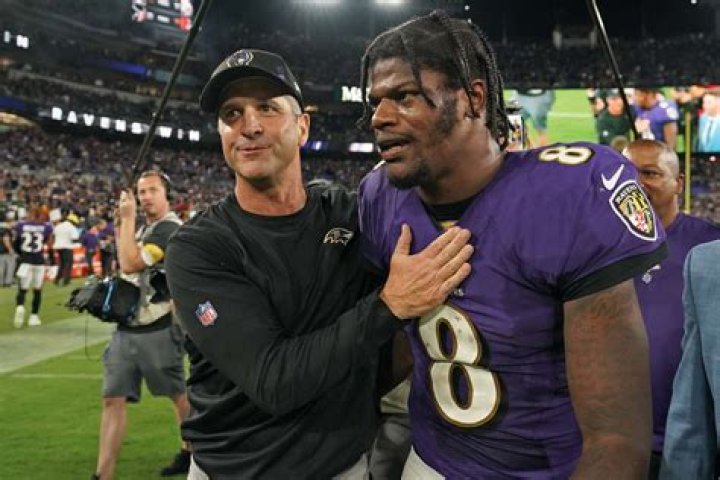 
Ravens Coach John Harbaugh Said He Spoke With QB Lamar Jackson Over His Vulgar Twitter Exchange 