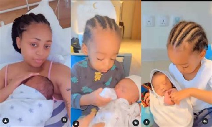 
Regina Daniels Shares Beautiful Photos Of Her Son, Khalifa Nwoko, Says He Is 4 Months Old Today. 