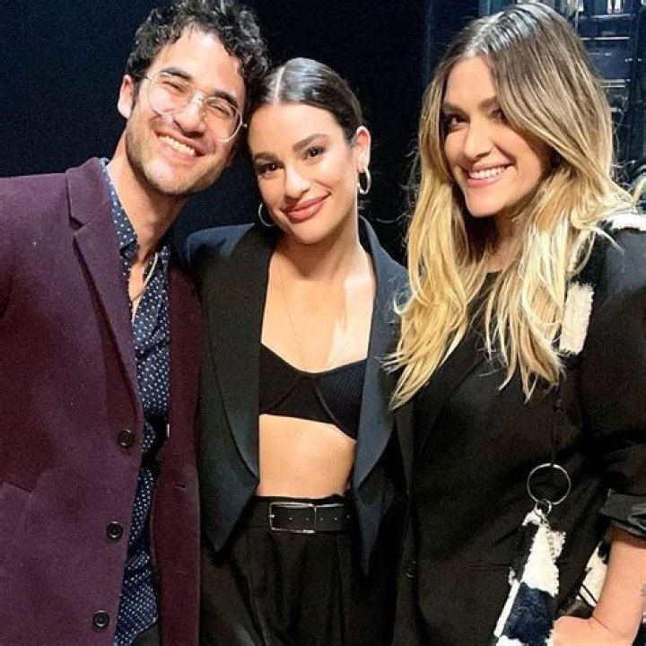 
See Lea Michele’s Mini Glee Reunion With Darren Criss 