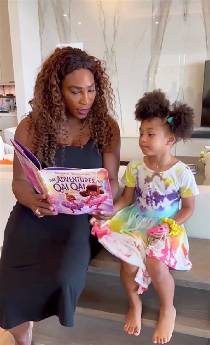
Serena Williams Does Olympia’s Hair, Practices Runway Walk as They Read Her New Children’s Book 
