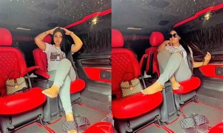 
“Set Your Life Goals On Fire” Iyabo Ojo, Others React As Regina Daniels Shows Off Her Expensive Ride 