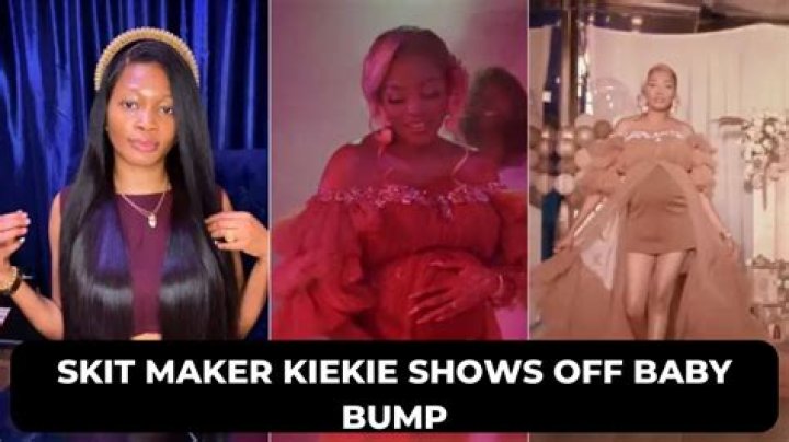 
Skit Maker, Kiekie Reveals Hubby’s Face Weeks After Announcing Pregnancy 
