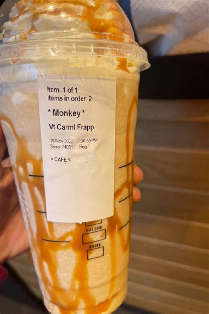 
Starbucks Worker Suspended After Black Woman Says Her Coffee Order Read ‘Monkey’ 