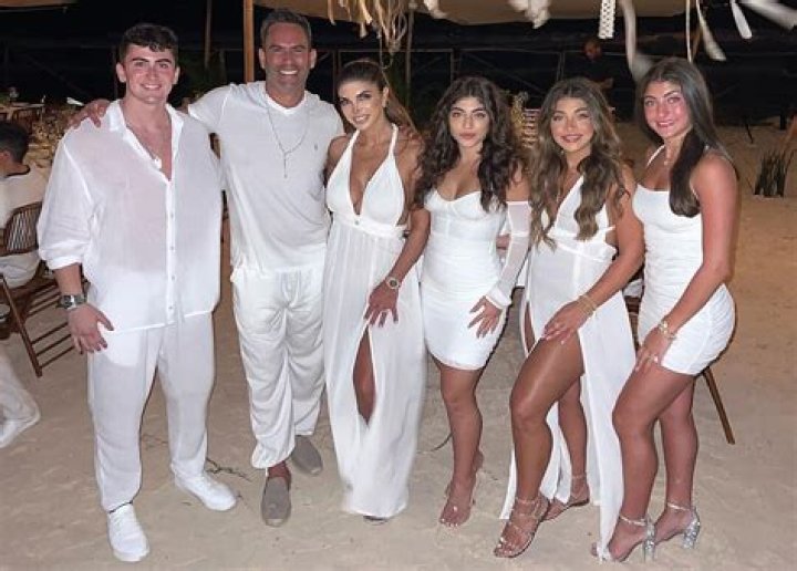 
Teresa Giudice, Husband Luis Ruelas and Their Kids Coordinate in White Outfits for NYE Family Photo 