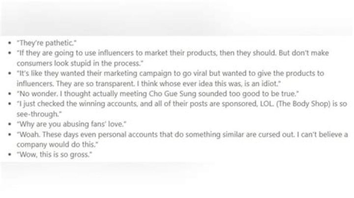 
The Body Shop lands in trouble for Cho Gue-sung’s Valentine’s Day campaign winner selection goof-up 