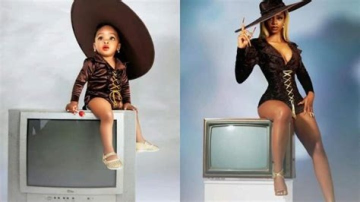 
‘This One Choke! – Fans React As Toyin Lawani’s One Year Daughter Replicates Iyabo Ojo’s Daughter, Priscilla’s Birthday Look 