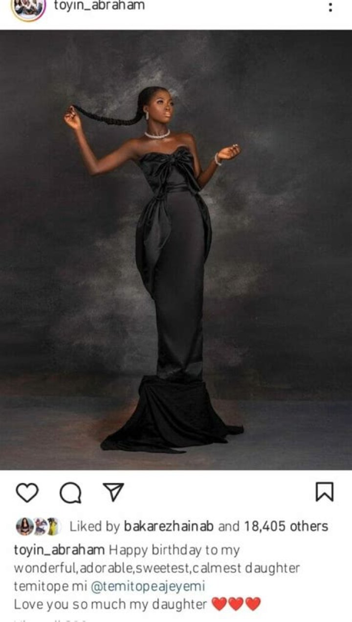 
Toyin Abraham Reveals The Exemplary Qualities Of Her Stepdaughter As She Steps Into Adulthood 