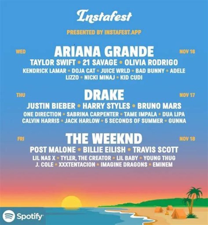 
What Is Spotify Instafest? Use The New App To Make Your Dream Artist Lineup 
