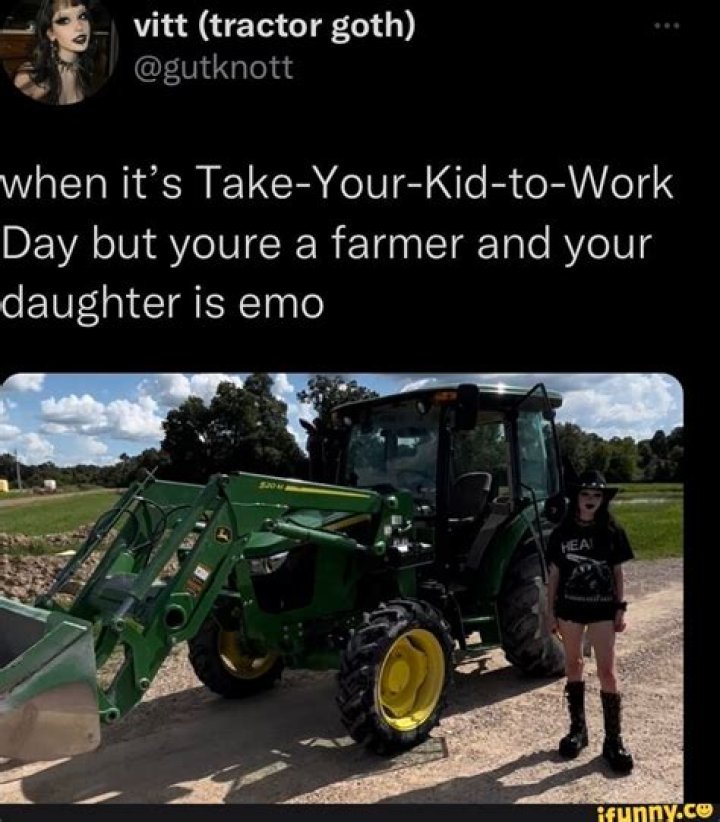 Who Is Gutknot On TikTok? Tractor Goth Girl Farmer On Instagram