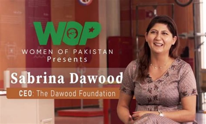 
Who is Sabrina Dawood, sister of Shahzada Dawood? 